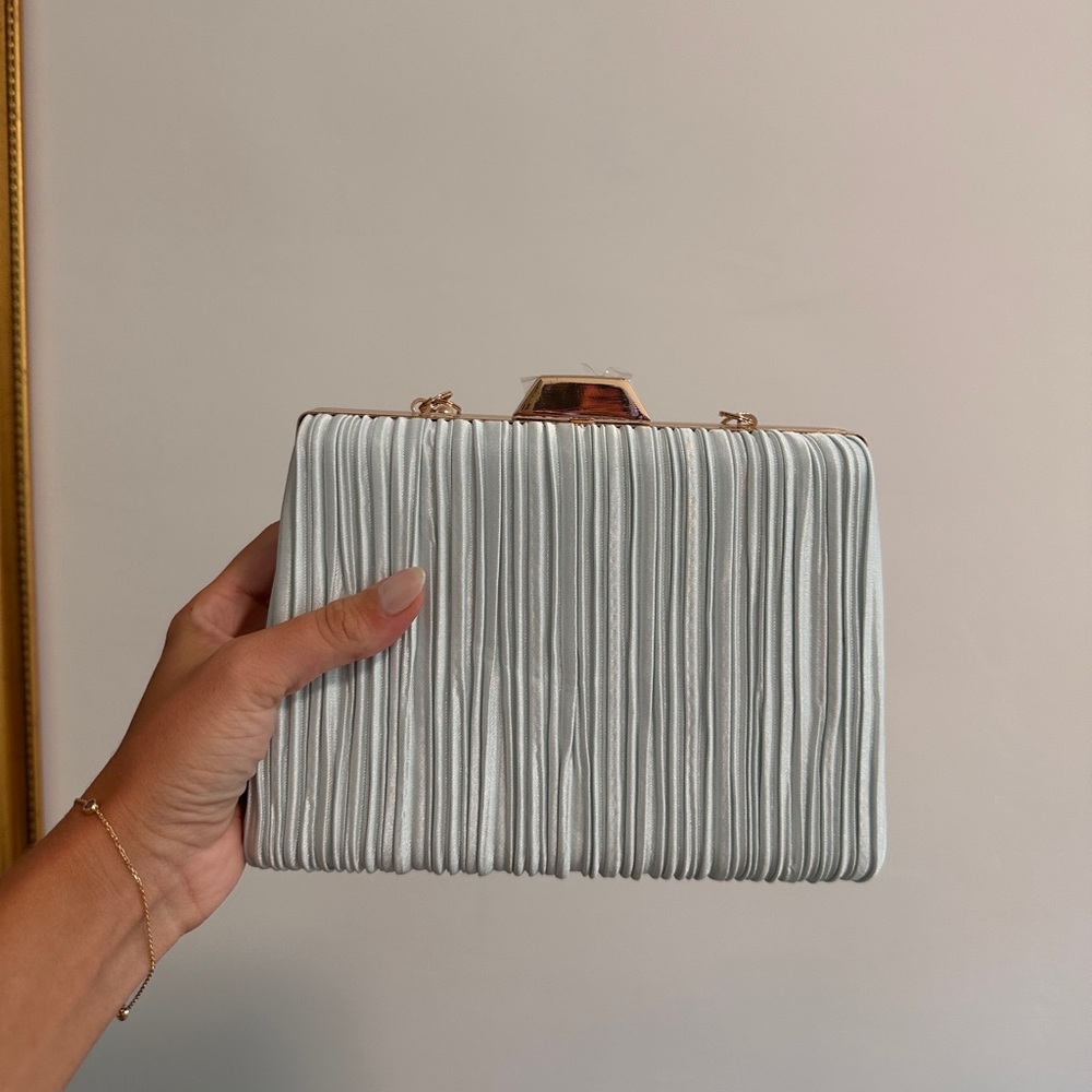 Brand New / Never Used Light Blue Clutch